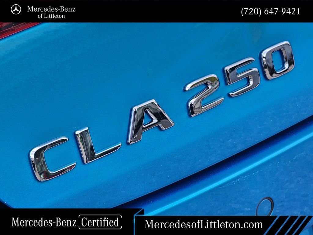 Certified Used 2025 Blue Mercedes-Benz CLA 250 image 11