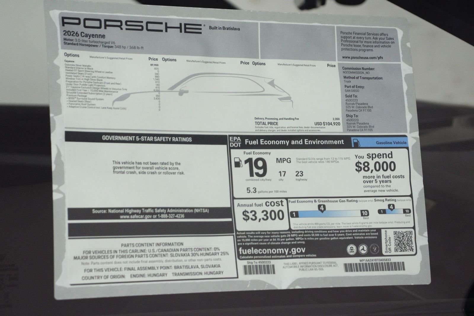 New 2026 Dolomite Silver Metallic Porsche  image 25