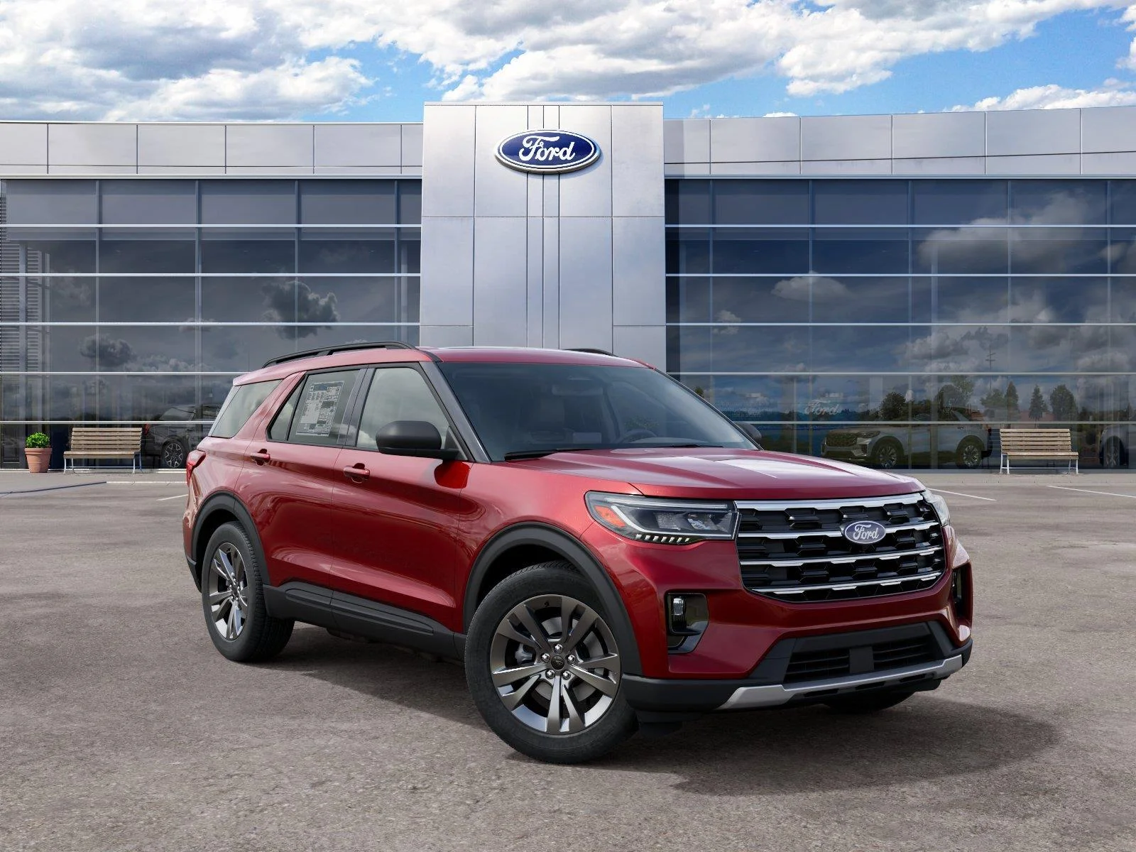 New 2027 Ruby Red Metallic Tinted Clearcoat Ford Active image 4