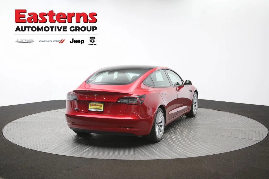 Used 2021 Red Tesla Standard Range Plus image 32