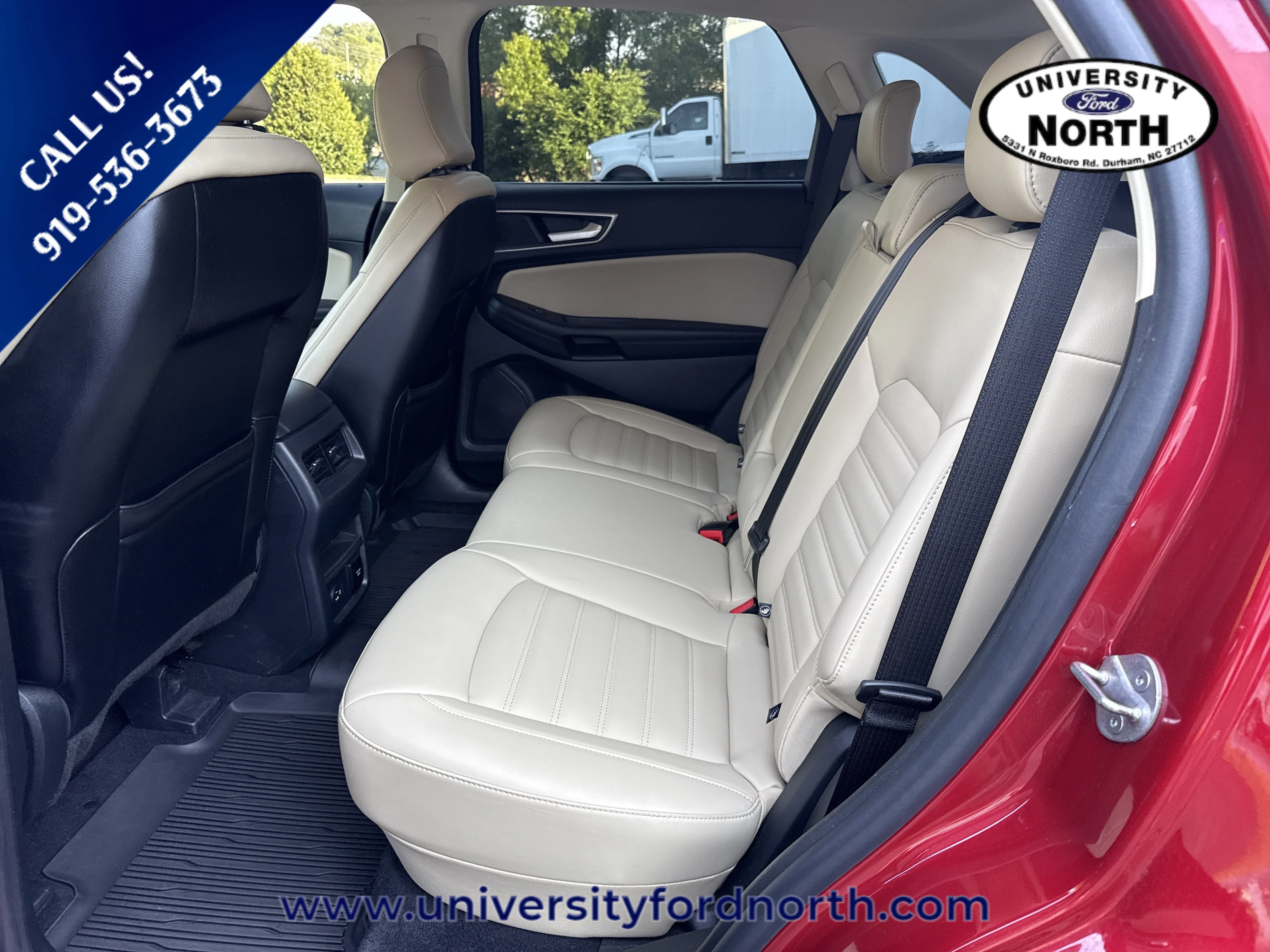 Used 2021 Rapid Red Metallic Tinted Clearcoat Ford SEL image 36