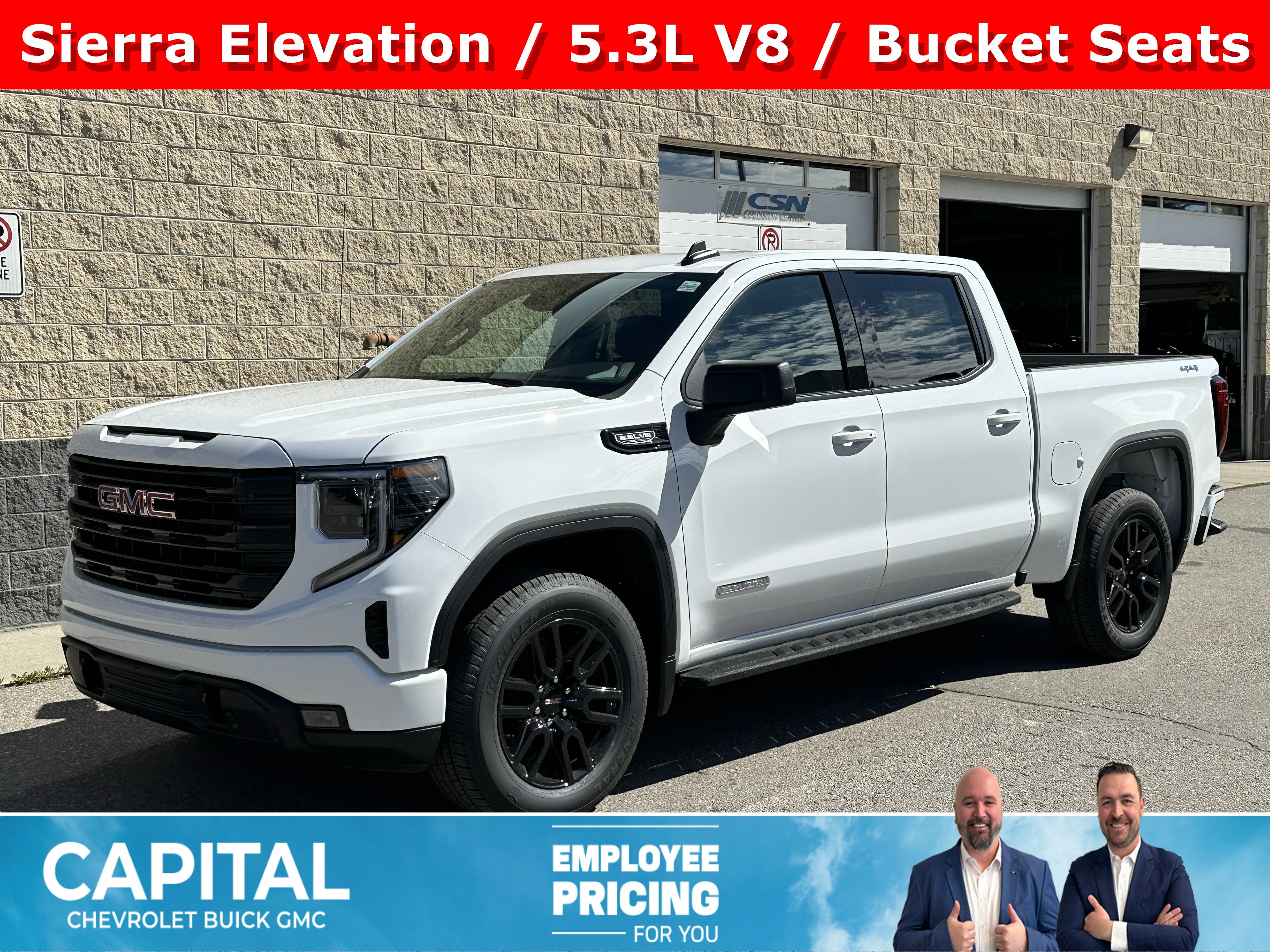 New 2026 Summit White GMC Elevation image 1