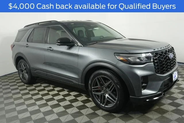 New 2026 Carbonized Gray Metallic Ford ST image 2