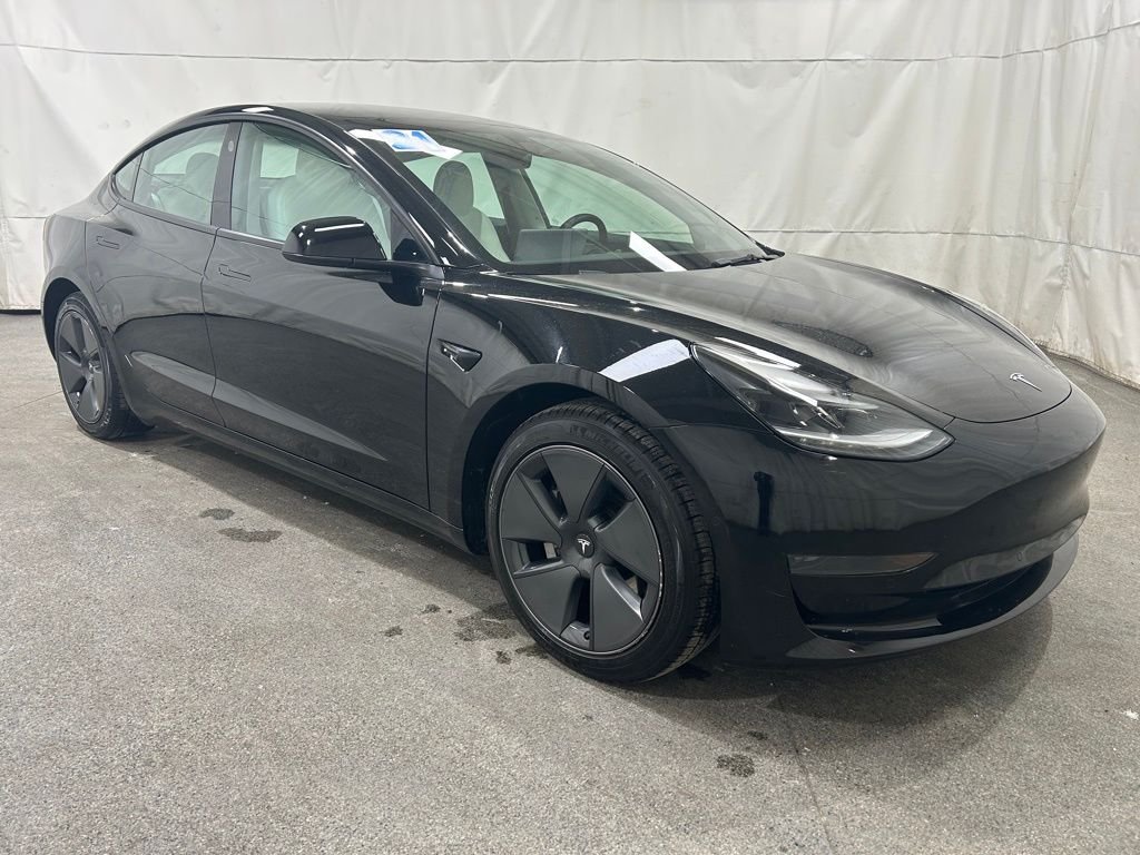 Used 2021 Tesla Model 3 Base with VIN 5YJ3E1EA7MF093807 for sale in Beavercreek, OH