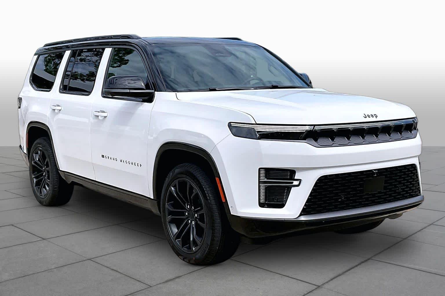 New 2026 Bright White Clear-Coat Exterior Paint Jeep Summit Obsidian image 2