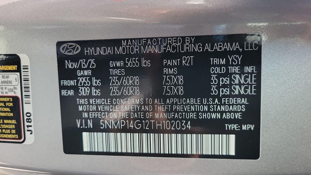 New 2026 Silver Hyundai SE image 53