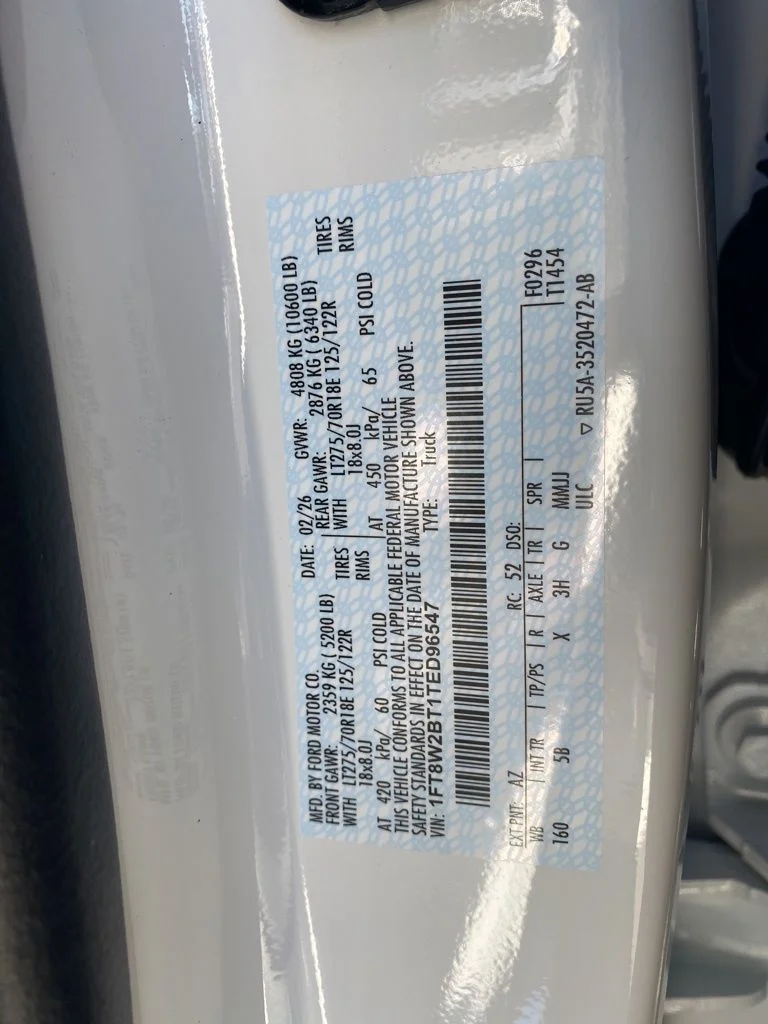 New 2026 Star White Metallic Tri-Coat Ford F-250® Lariat® image 48