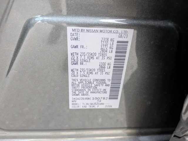 Certified Used 2024 Gray Nissan Platinum image 38