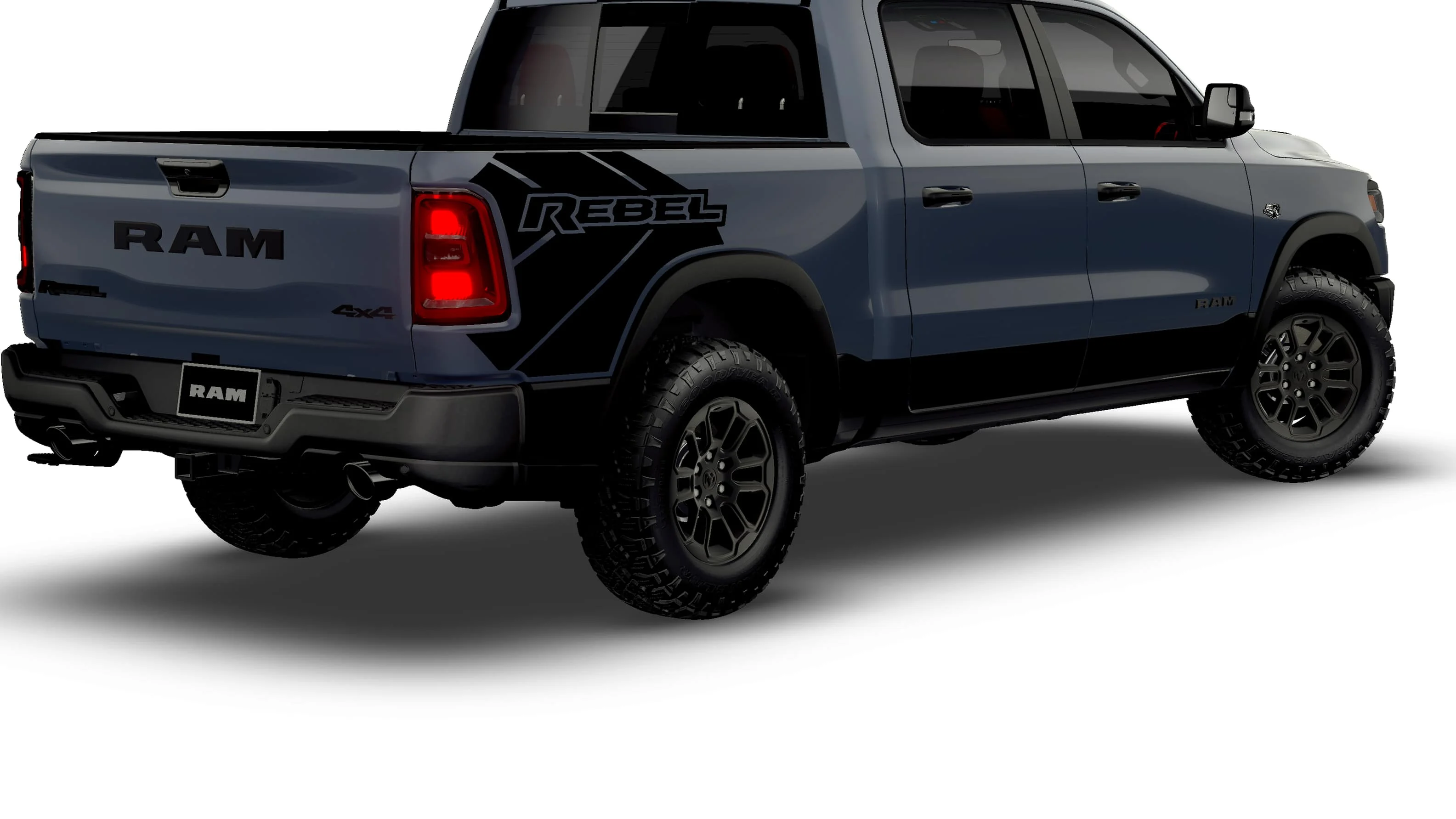 New 2026 Forged Blue Metallic Exterior Paint RAM Rebel image 14