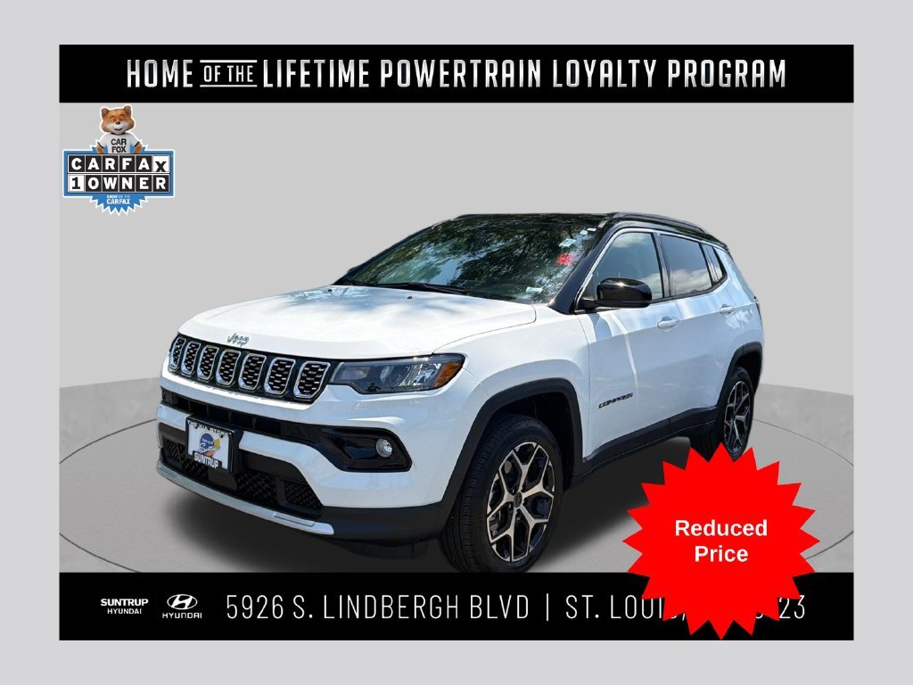 Used 2026 Bright White Clearcoat Jeep Limited image 1