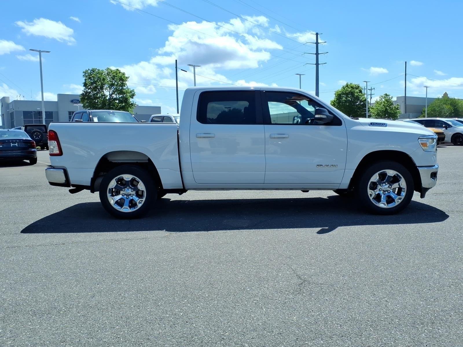Used 2022 Bright White Clearcoat Ram Big Horn image 9