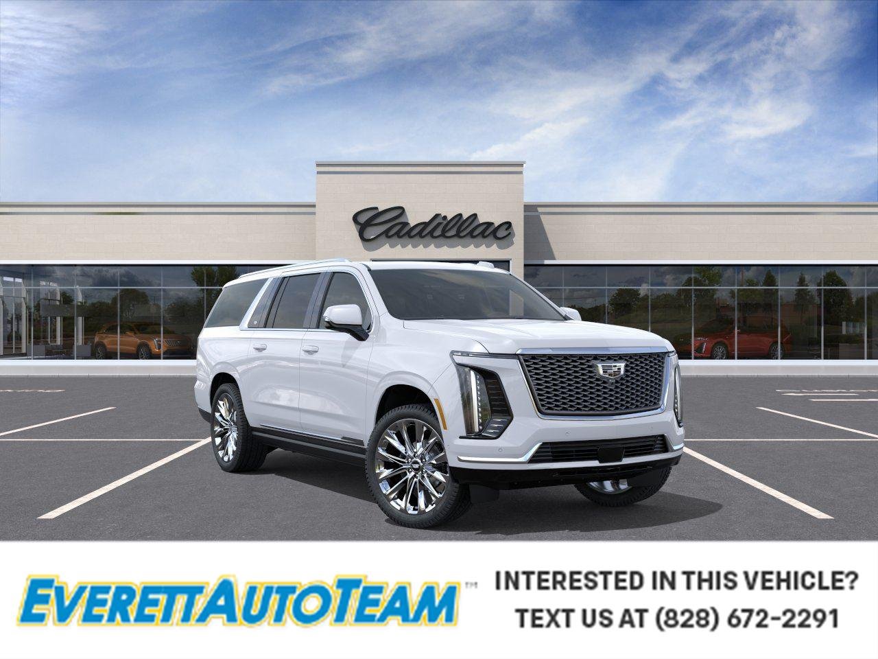 Vibrant White Tricoat 2026 Cadillac Escalade ESV SUV / Crossover Four-Wheel Drive Automatic
