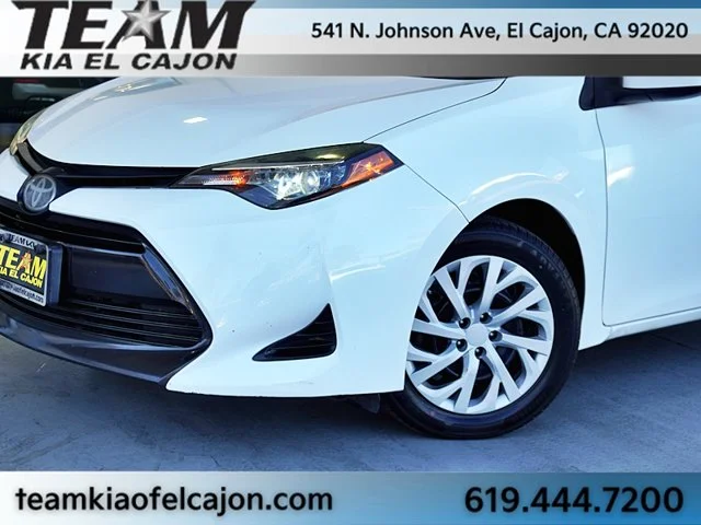 Used 2019 White Toyota LE image 3