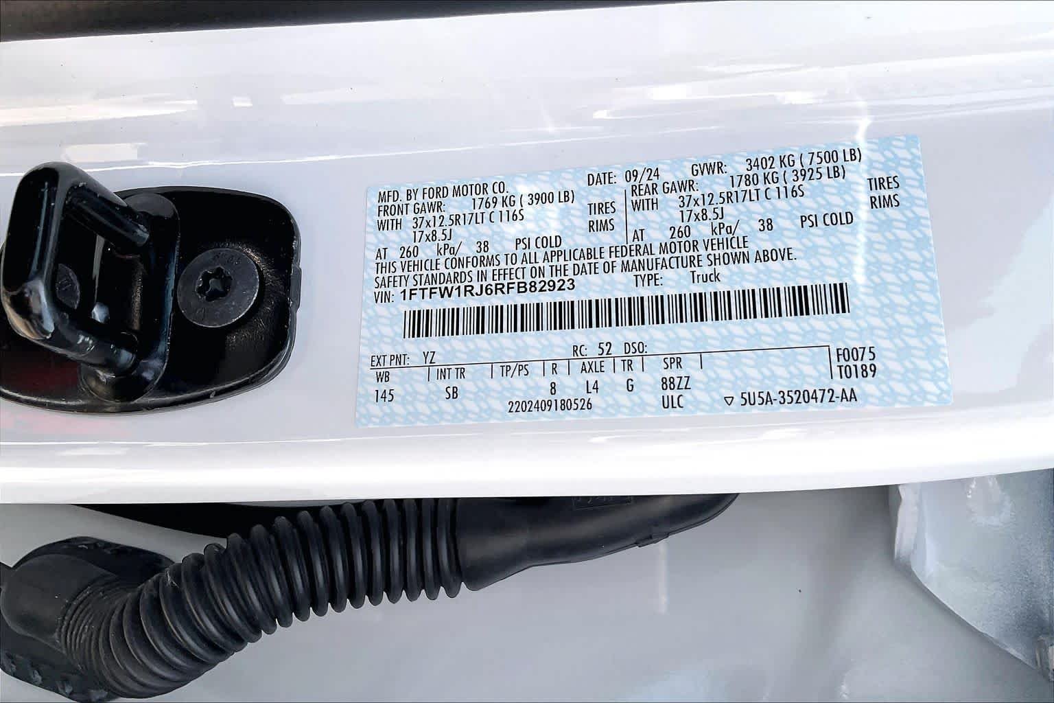 Used 2024 Oxford White Ford Raptor image 35