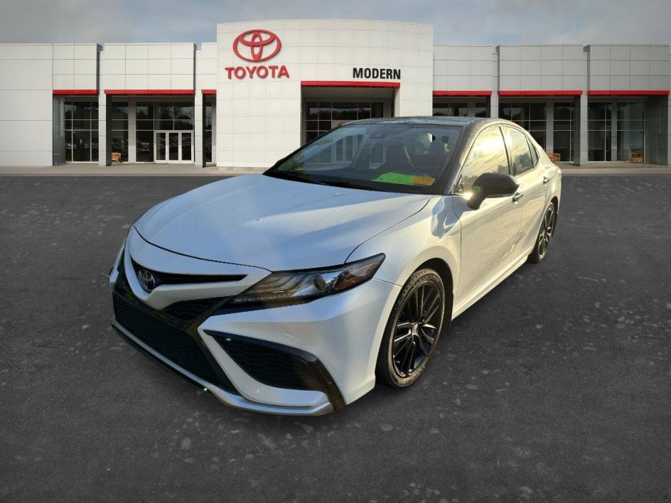 Used 2023 Midnight Black Metallic Toyota XSE image 1