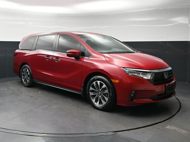 Certified Used 2021 Radiant Red Metallic II Honda EX-L image 1