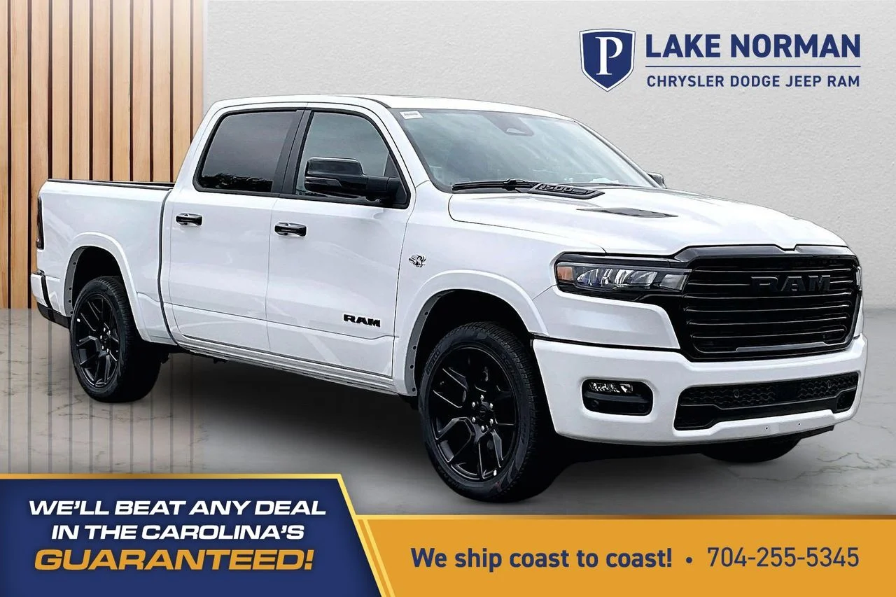 New 2026 Ivory White Tri-Coat Pearl-Coat Exterior Paint RAM Laramie image 1