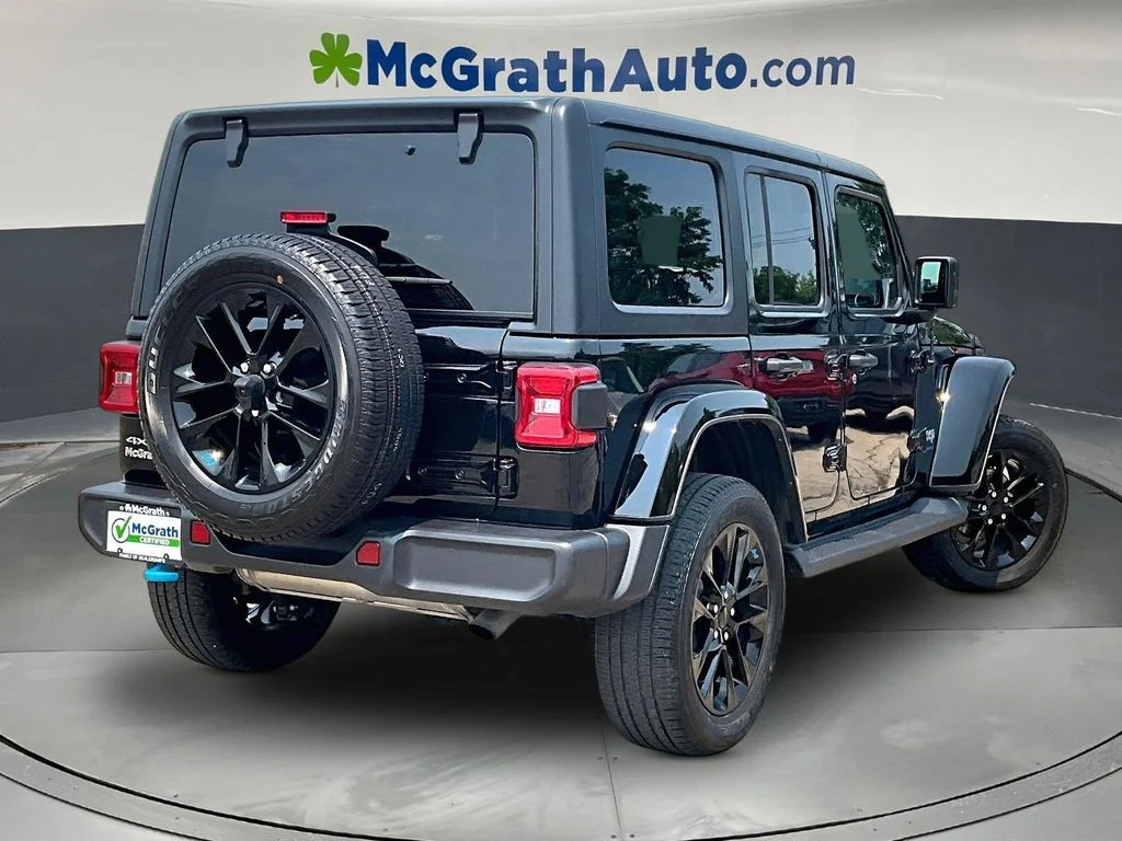 Used 2023 Black Jeep Sahara 4xe image 7