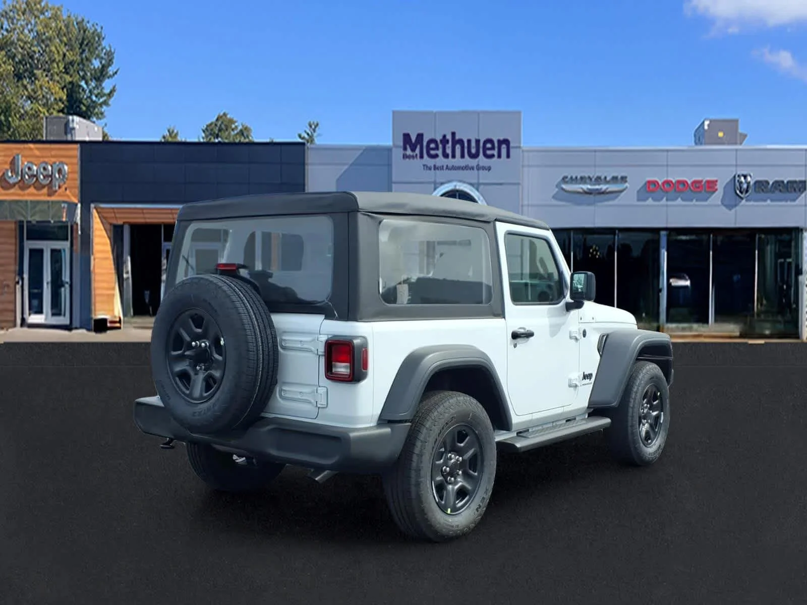 New 2026 Bright White Clearcoat Jeep Sport image 7