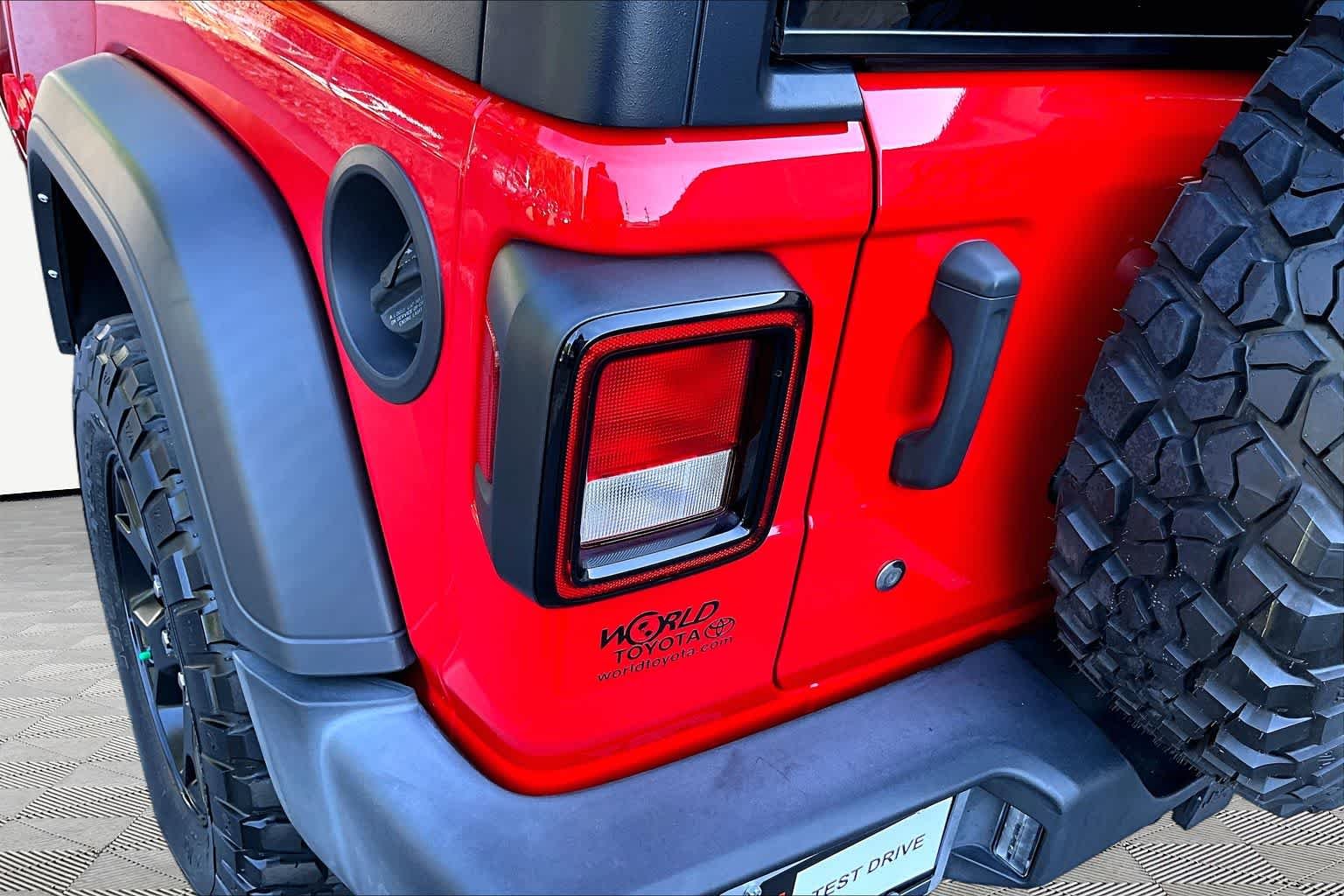 Used 2022 Firecracker Red Clearcoat Jeep Unlimited Willys Sport image 27