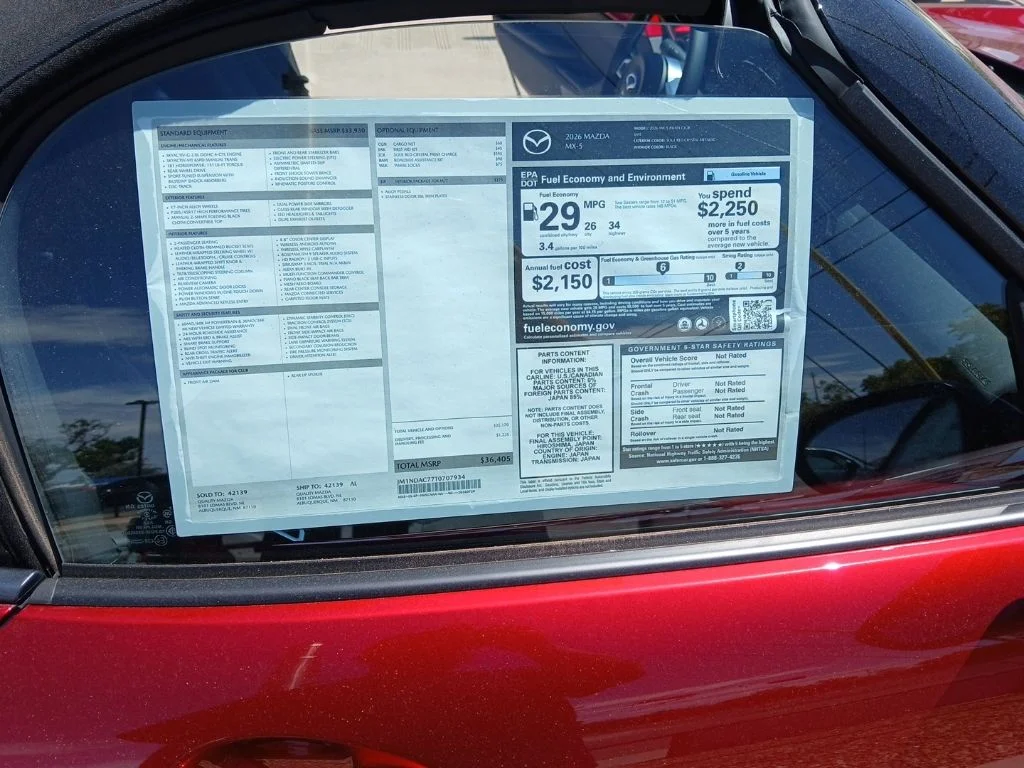 New 2026 Red Mazda Club image 7