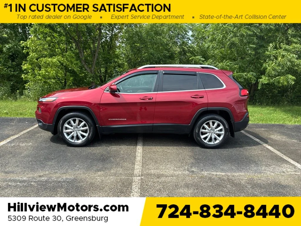 Used 2015 Jeep Cherokee Limited with VIN 1C4PJMDS0FW759235 for sale in Greensburg, PA