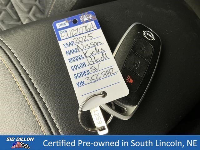 Certified Used 2025 Super Black Nissan SV image 8