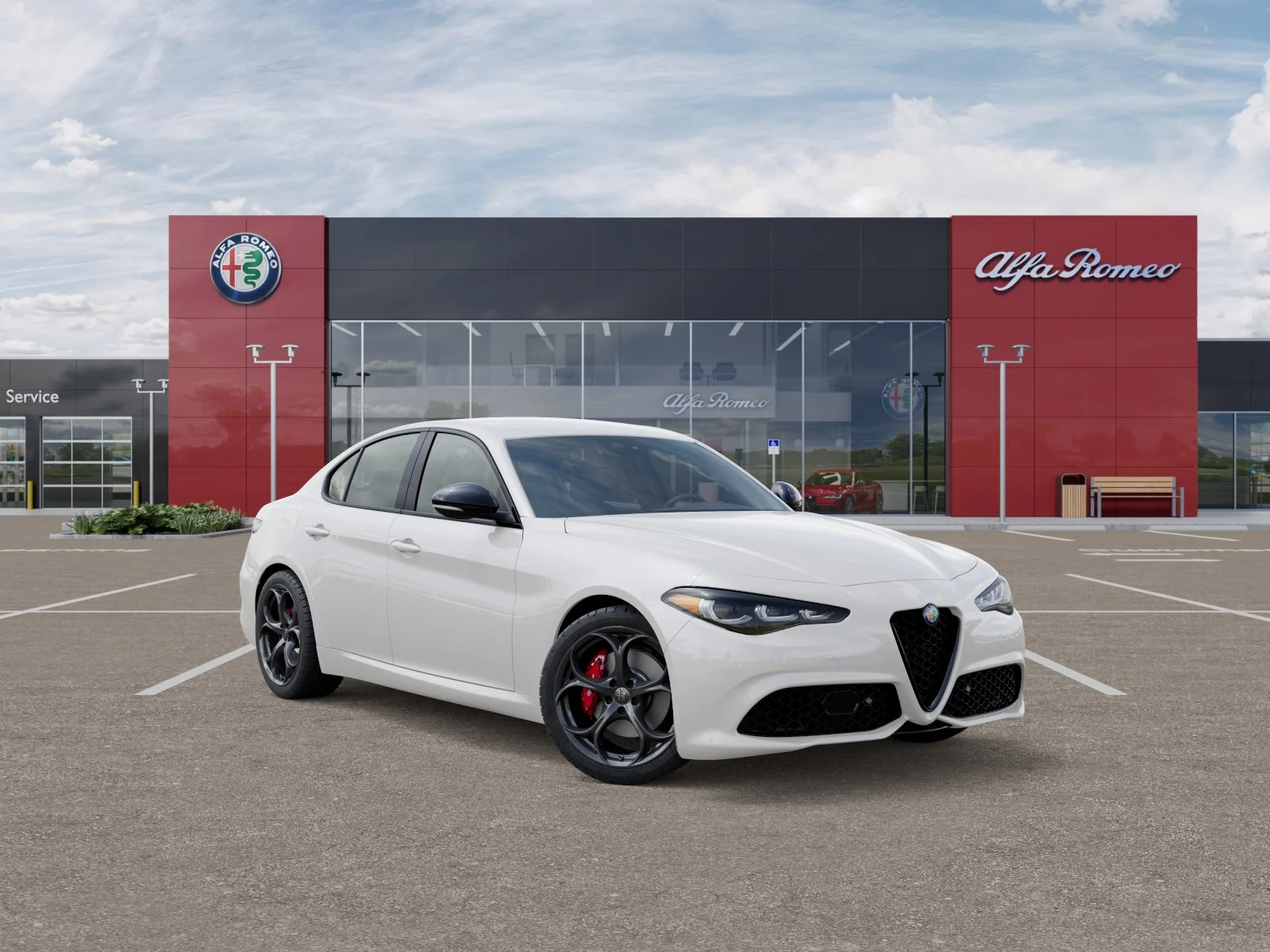 New 2025 Milano White Exterior Paint Alfa Romeo Base image 32