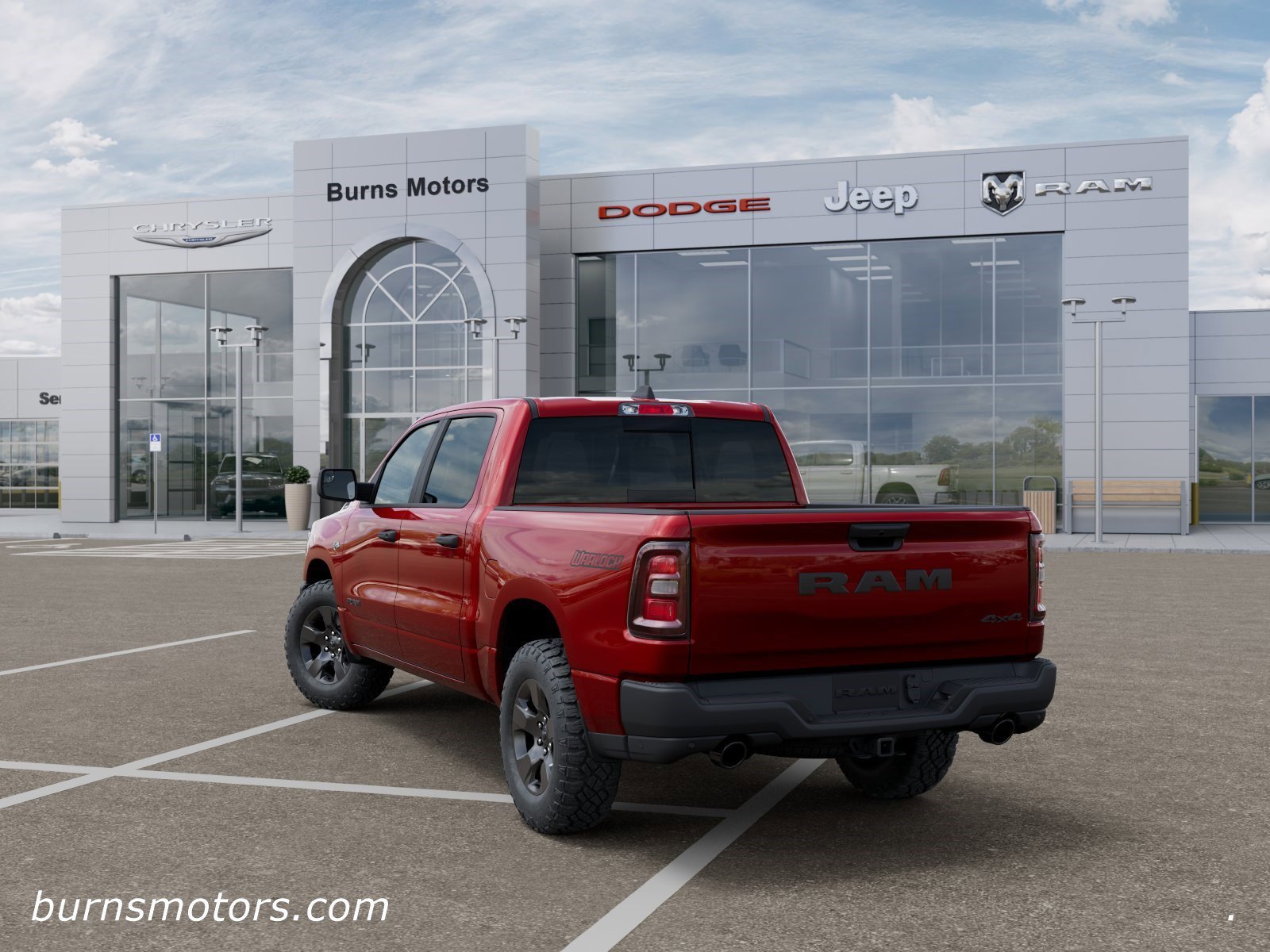 New 2026 Molten Red Pearl-Coat Exterior Paint RAM Warlock image 3