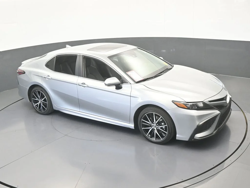 Used 2024 Celestial Silver Metallic Toyota SE image 47