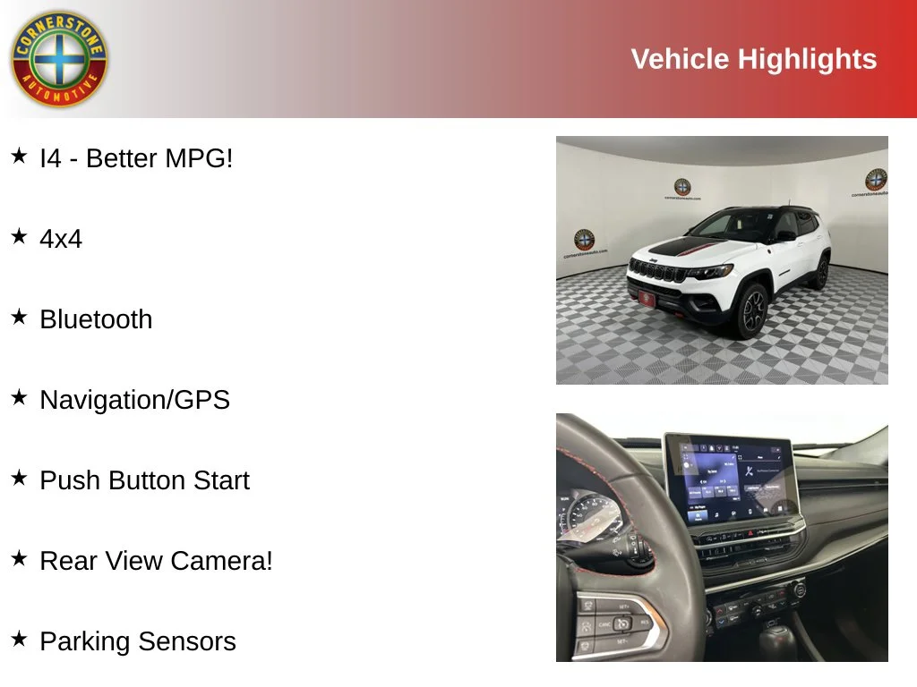 Used 2025 Jeep Compass Trailhawk with VIN 3C4NJDDN2ST564318 for sale in Elk River, Minnesota