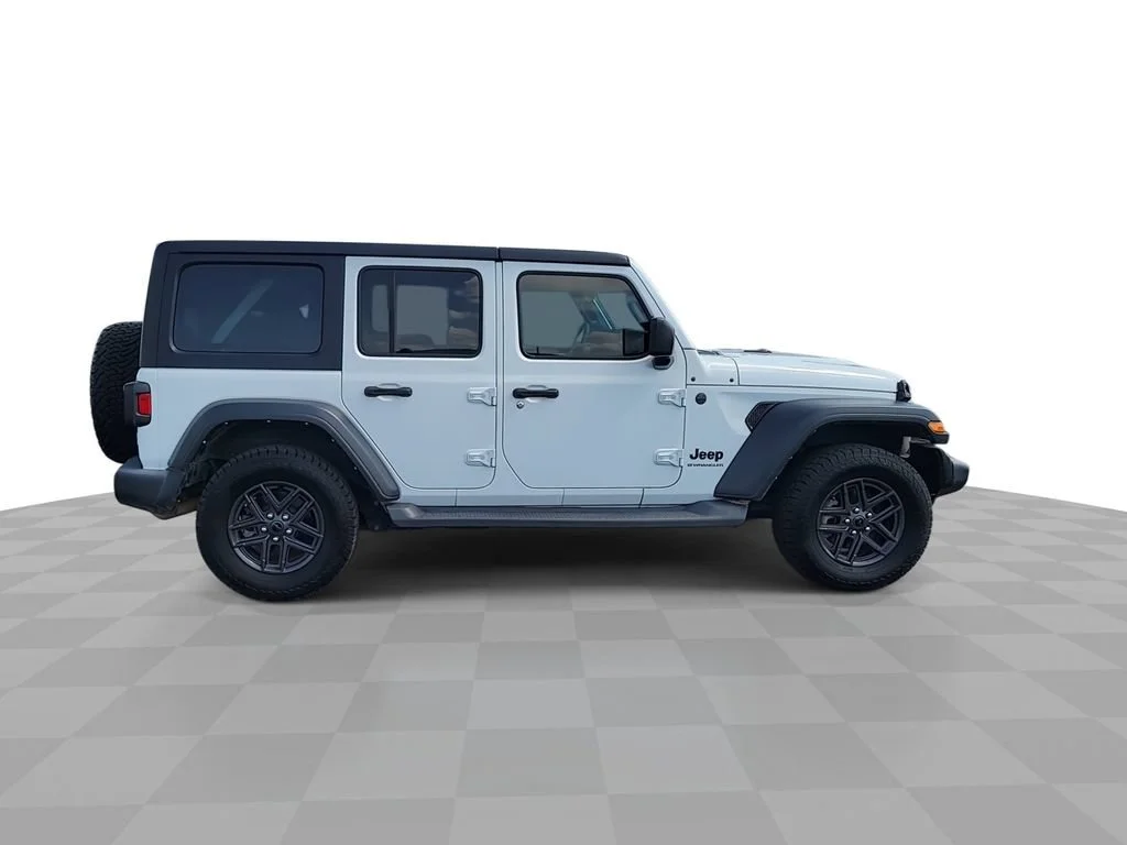 Used 2024 White Jeep 4-Door Sport S 4x4 image 9