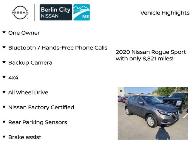 Certified Used 2020 Gray Nissan S image 2