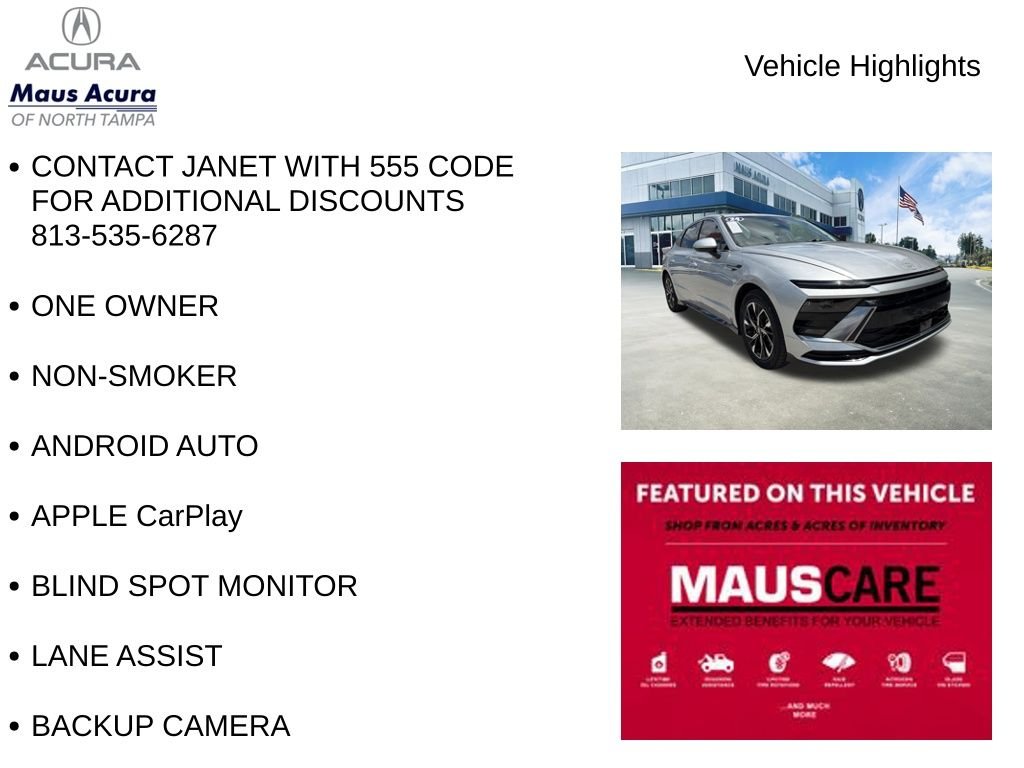 Used 2024 Silver Hyundai SEL image 8