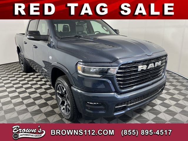 New 2026 Forged Blue Metallic Exterior Paint RAM Laramie image 1