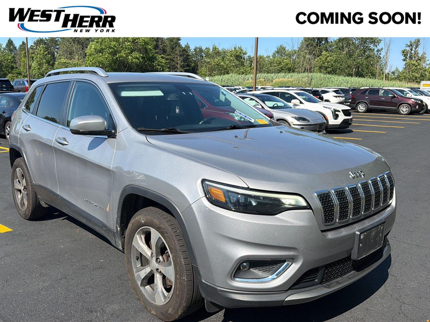 Used 2019 Billet Silver Metallic Clearcoat Jeep Limited image 1