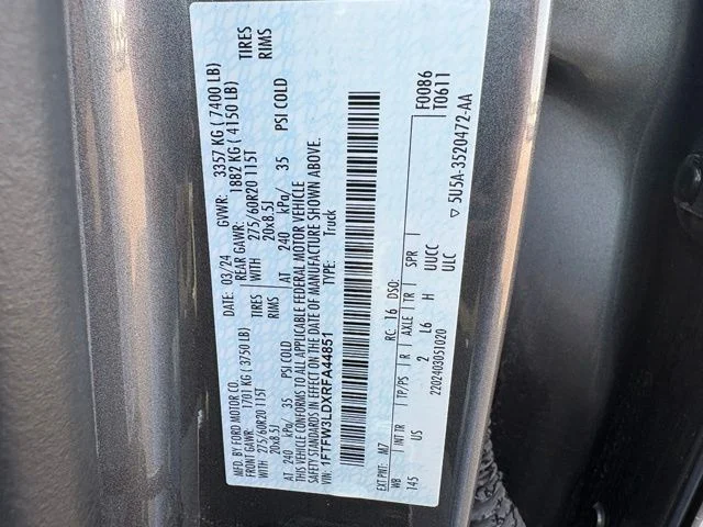 Used 2024 Gray Ford XLT image 30