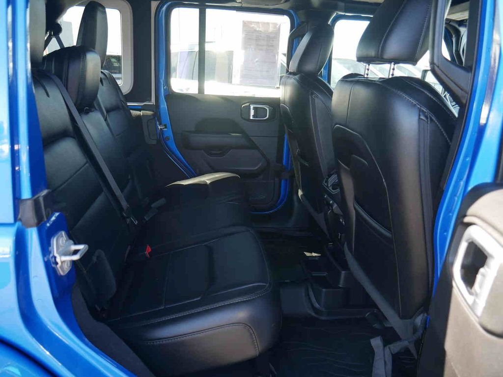 Used 2022 Blue Jeep Unlimited Sahara Altitude image 29