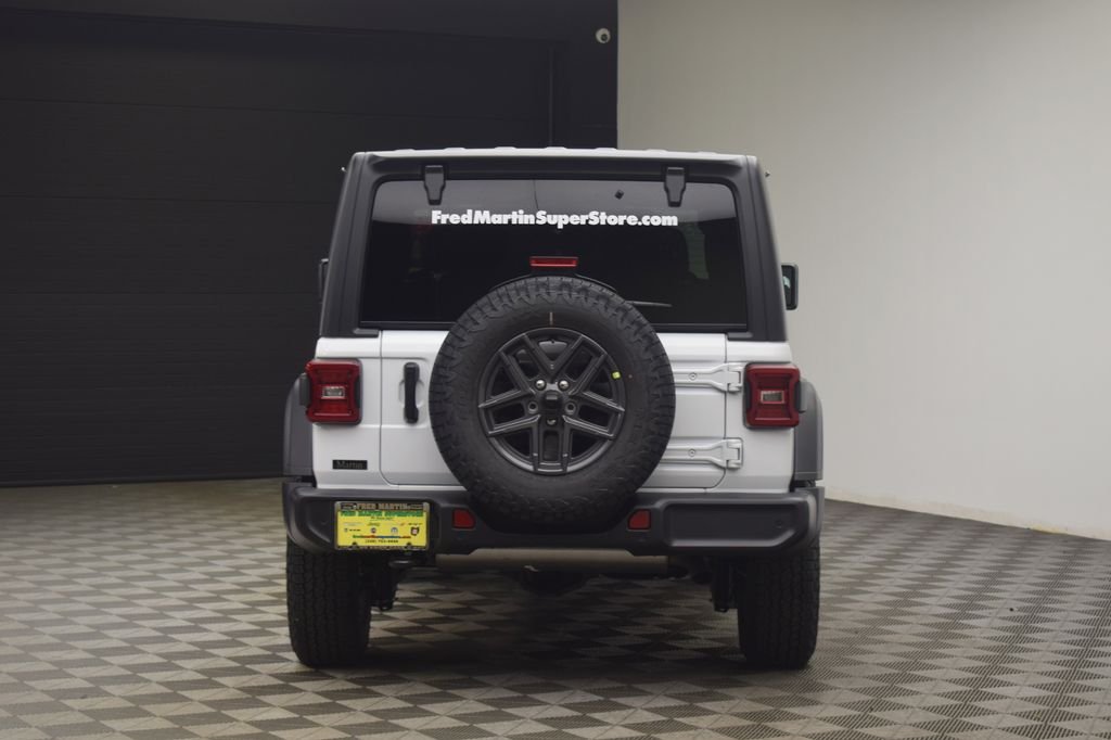 New 2026 Bright White Clearcoat Jeep Sport S image 12