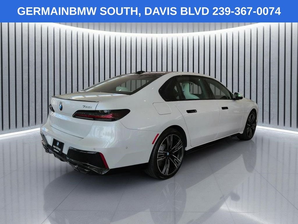 Certified Used 2025 White Metallic BMW 760i xDrive image 5