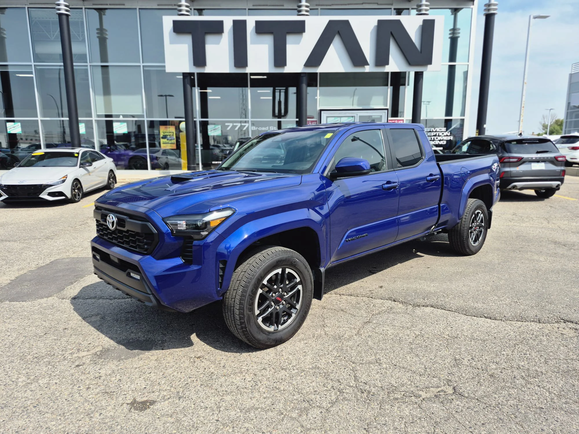 Certified Used 2024 Blue Crush Metallic Toyota TRD Sport 4x4*Htd Seats | Adaptive Cruise | CarPlay | Park Assist | Tow Pkg | Lane Keep Assist image 2