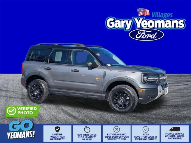 Certified Used 2026 Gray Metallic Ford Badlands image 1