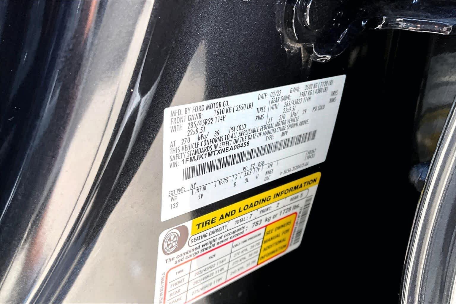 Certified Used 2022 Dark Ford Platinum image 34