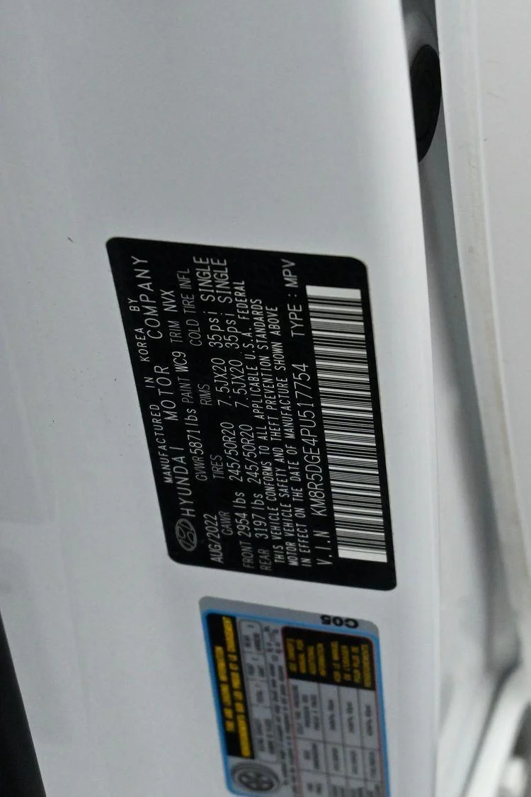Used 2023 Hyper White Hyundai Limited image 45