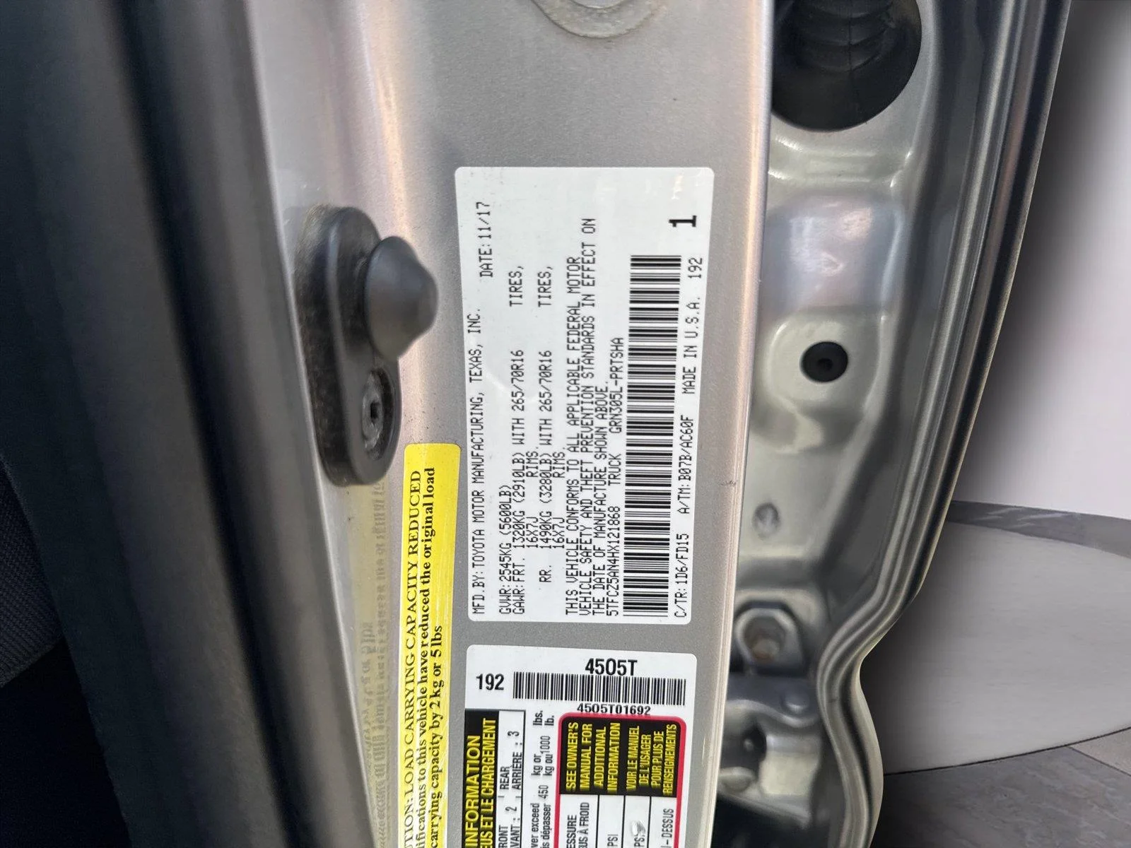Used 2017 Silver Sky Metallic Toyota TRD Off-Road image 36