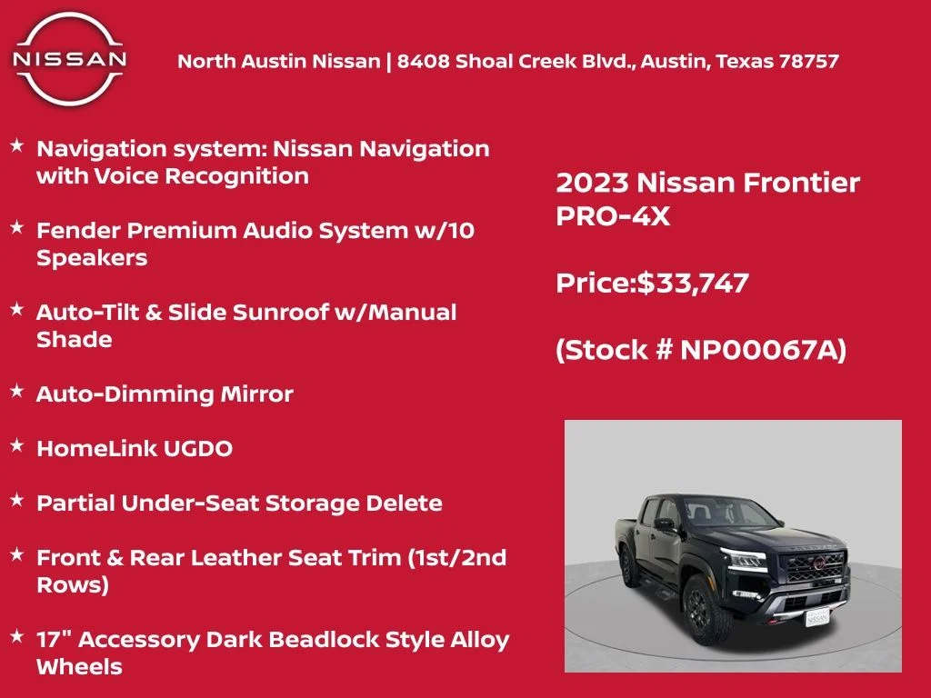 Certified Used 2023 Black Nissan PRO-4X image 24