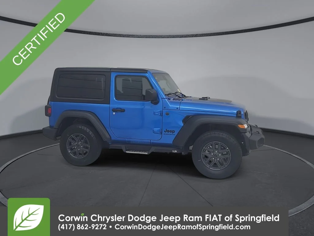 Certified Used 2024 Blue Jeep Sport S image 7