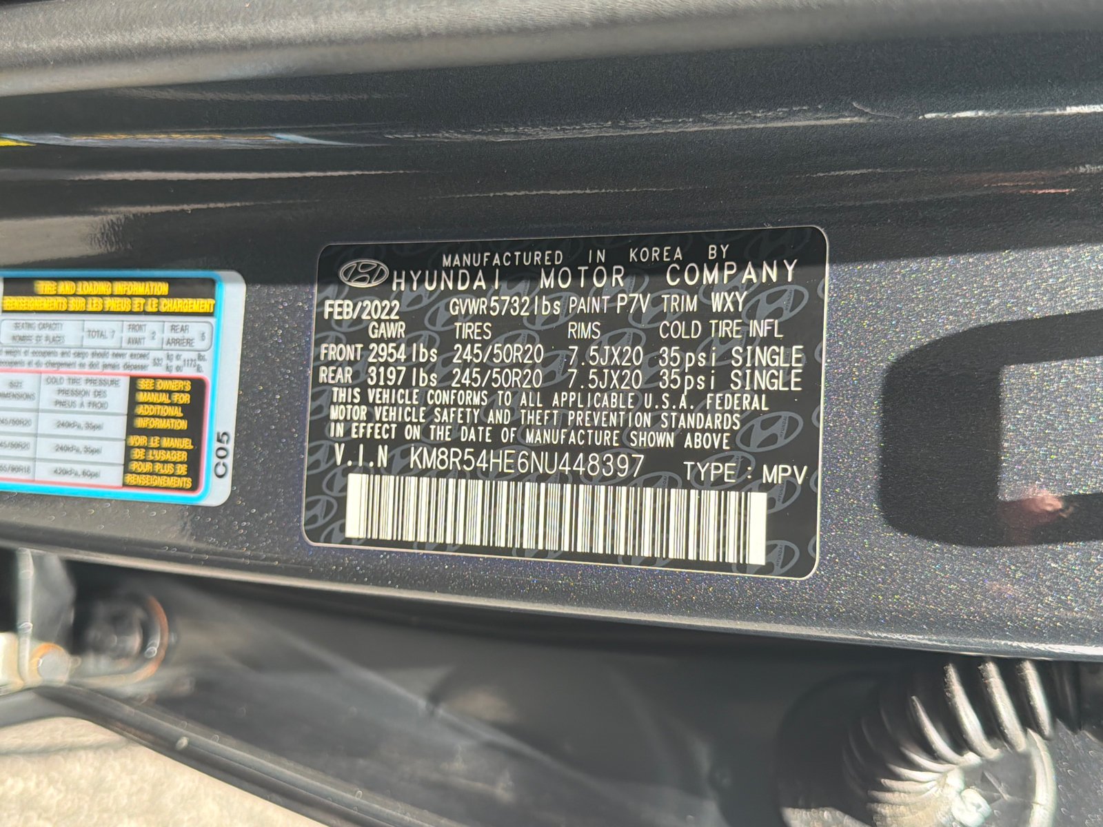 Used 2022 Steel Graphite Hyundai Limited image 36
