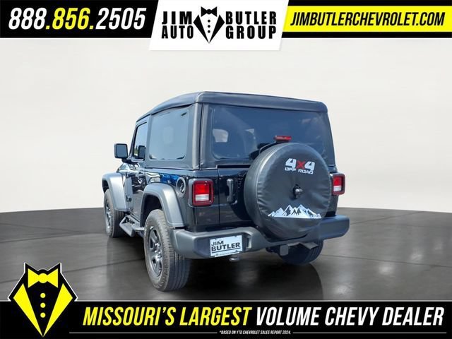Used 2025 Black Jeep 2-Door Sport 4x4 image 2