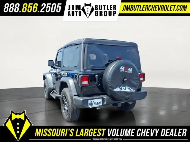 Used 2025 Black Jeep 2-Door Sport 4x4 image 2
